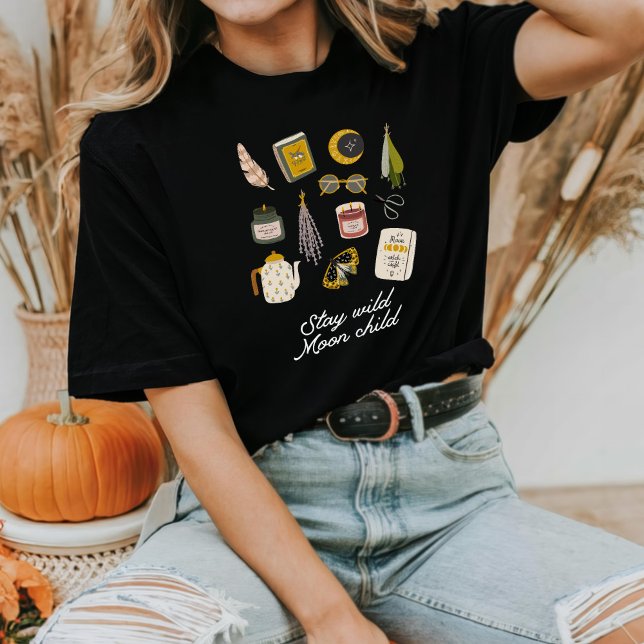 Camiseta Moon Child Vibes (Criador carregado)