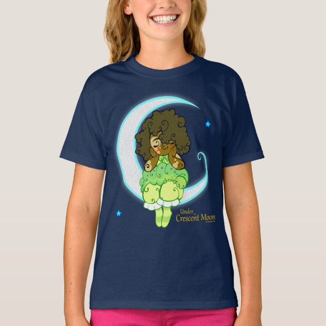 Camiseta Moon Crescente - Sob a Lua Crescente (Frente)