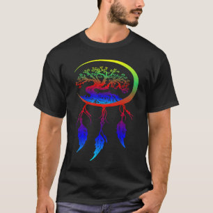 Camiseta Moon Dreamcatcher Feenas Hippie Bohemian Themed