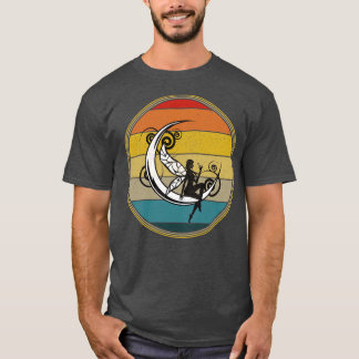 Camiseta Moon Fairy Silhouette Vintage, Distante