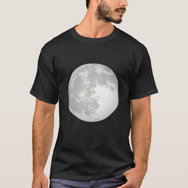 Camiseta Moon Full Moon Space (Frente)