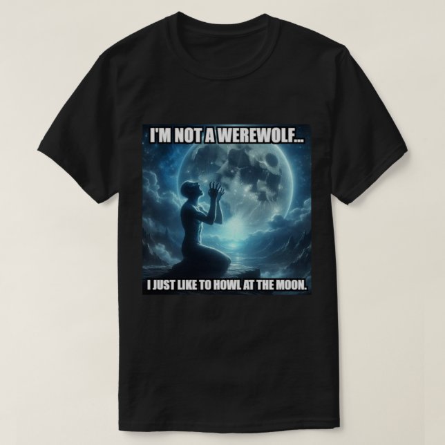 Camiseta Moon-Howler (Frente do Design)