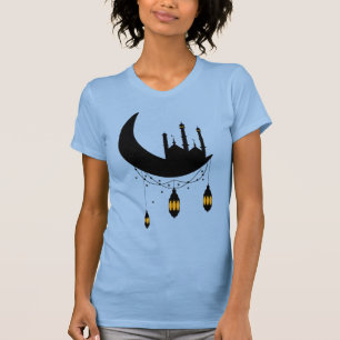 Camiseta Moon Lanterna da Mesquita Ramadã