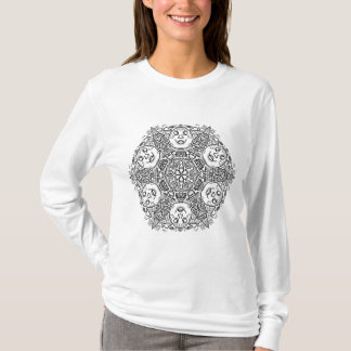 Camiseta Moon Maidens Mandala Long Sleeve
