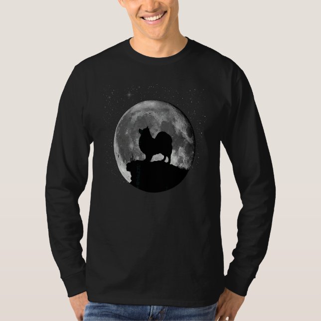 Camiseta Moon Spitz Dog Alemão (Frente)