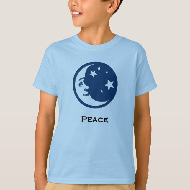 Camiseta Moon Stars Peace (Frente)