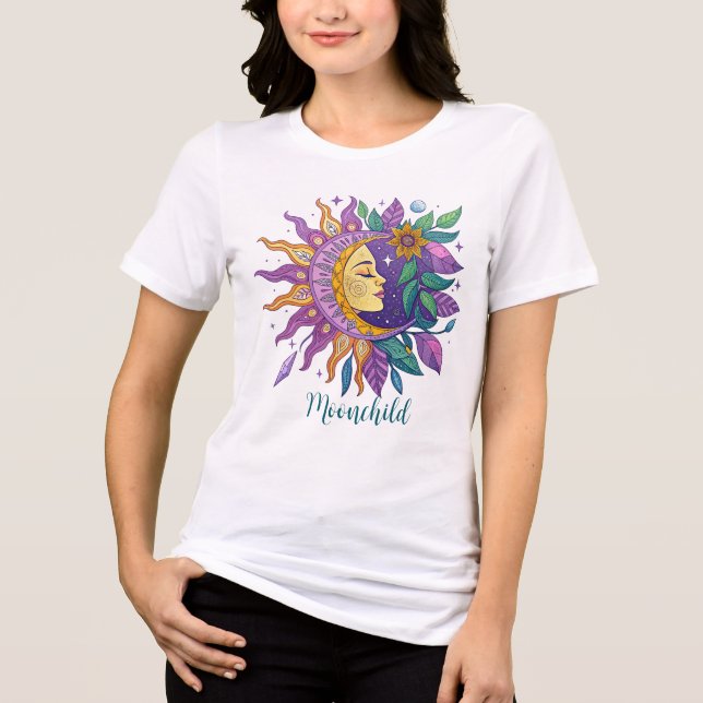 Camiseta Moonchild White (Frente)