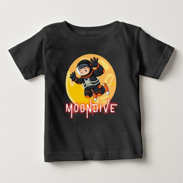 CAMISETA MOONDIVE - ASTRONAUTA ESPACIAL (Frente)