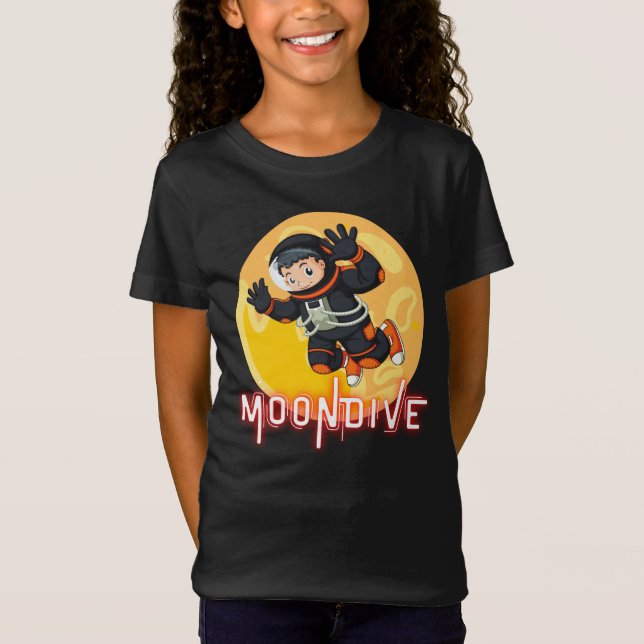 CAMISETA MOONDIVE - ASTRONAUTA ESPACIAL (Frente)
