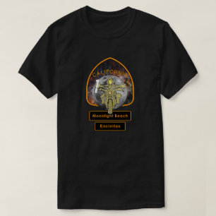 Camiseta Moonlight Beach Pacific Highway Motorcyclist