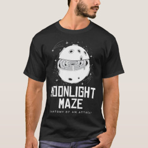 Camiseta Moonlight Maze Attack Programming Tshirt for Black