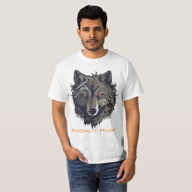 Camiseta Moonlit Hunt (Frente Completa)