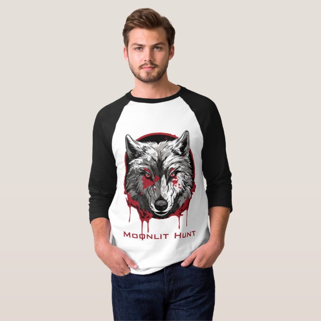 Camiseta Moonlit Hunt (Frente Completa)