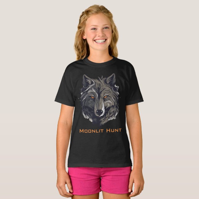 Camiseta Moonlit Hunt (Frente Completa)