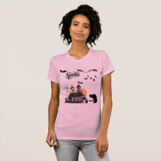 Camiseta Moonlit Mischief rosa quente