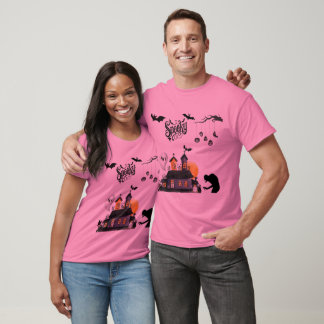 Camiseta Moonlit Mischief rosa quente