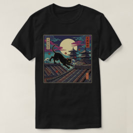 Camiseta Moonlit Ninja Cat