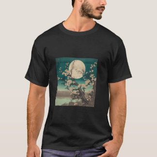 Camiseta Moonlit Sakura Noite Pacífica