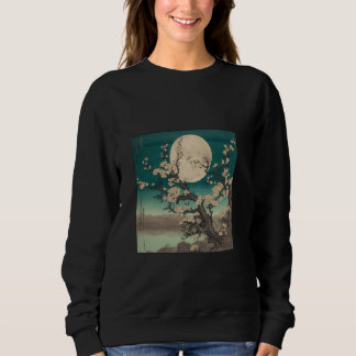 Camiseta Moonlit Sakura Noite Pacífica