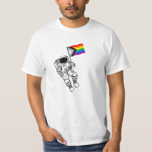 Camiseta Moonman do Orgulho do Progresso