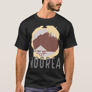 Camiseta Moorea Polinésia Francesa Palmeiras Praias Antigas