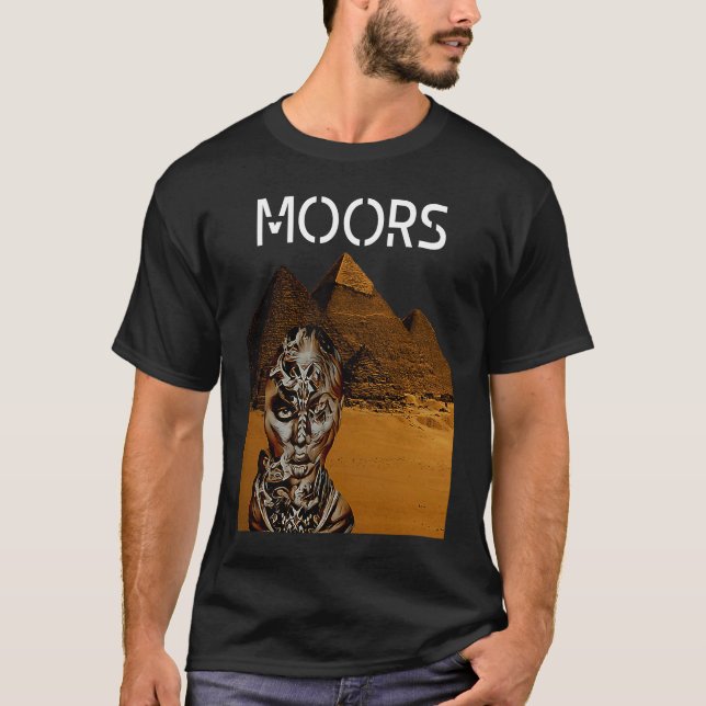 Camiseta Moors Moorish American Extraterrestre Navigator (Frente)