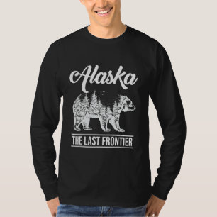 Camiseta Moose Alaska Last Frontier Alaska Grizzly Bears Mo
