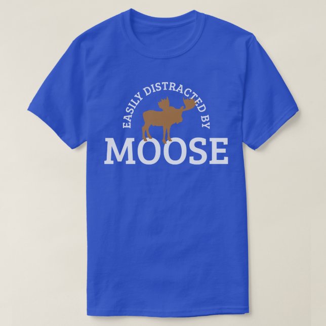 Camiseta Moose Antlers caçando caçadores (Frente do Design)