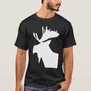 Camiseta Moose Antlers Suecia Noruega Finlândia Escandinávi