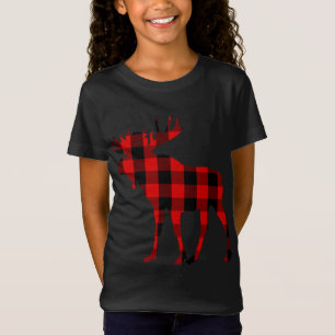 Camiseta Moose Buffalo Red Xadrez