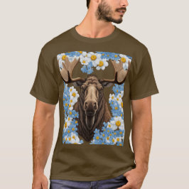 Camiseta Moose E Alaska Esqueçam-Me-Não-Flores