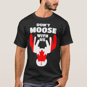 Camiseta Moose Elk Canada Deer Maple Leaf Funny Canada Fl