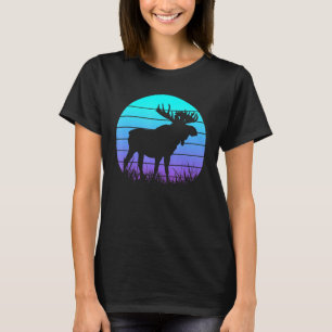 Camiseta Moose Heartbeat Para Arrendoras Moose Stag Antler