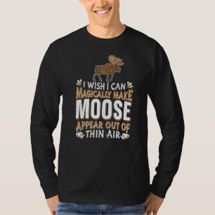 Camiseta Moose Hunting Magic Wapiti Canadá Magical Deer El