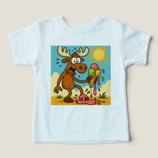 Camiseta Moose’ Ice Cream Emergency – Meltdown Tee for Kids