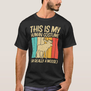 Camiseta Moose legal Para Homens Maçãs Touro De Cerco 1