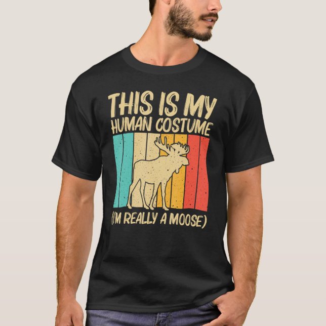 Camiseta Moose legal Para Homens Maçãs Touro De Cerco 1 (Frente)