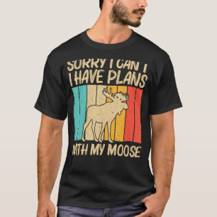 Camiseta Moose legal Para Homens Maçãs Touro De Cerco 1