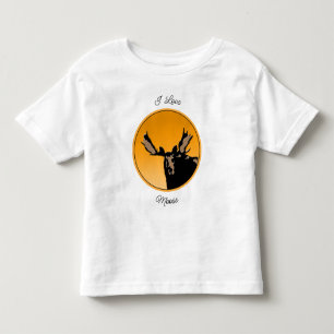 Camiseta Moose no Sunset - Arte original sobre a vida selva