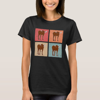 Camiseta Moose Retro Moose Antler Vintage Scandinavia