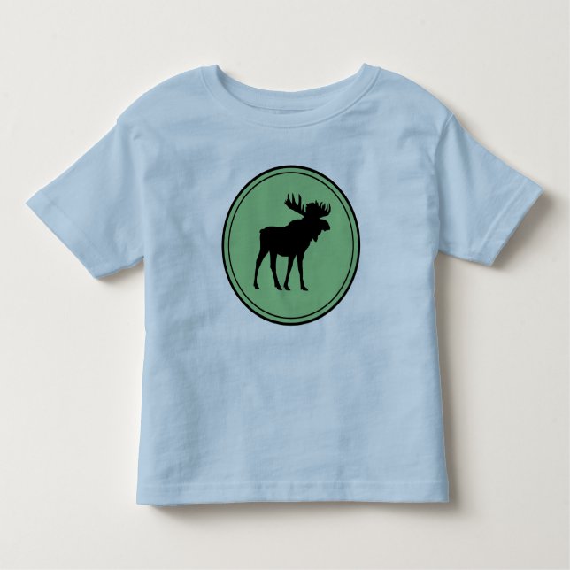 Camiseta Moose Silhouette Wilderness (Frente)