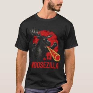 Camiseta Moosezilla Moose Godzilla