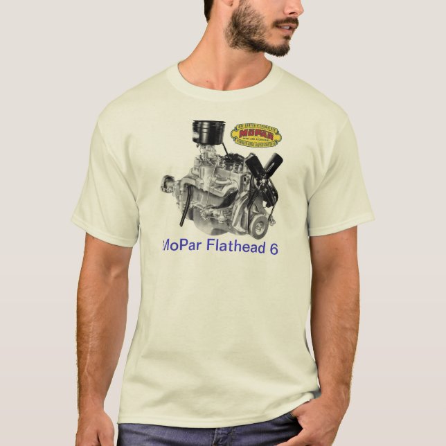 Camiseta MoPar 6 flathead (Frente)