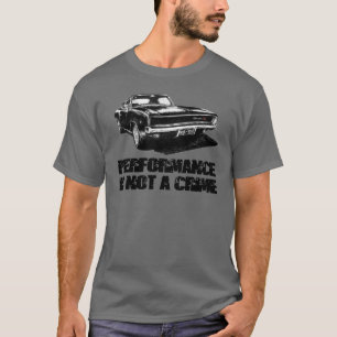 Camiseta Mopar - Carregador de Dodge - Desempenho não é c