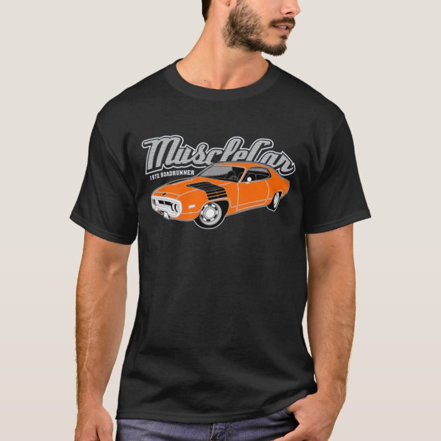 Camiseta Mopar - Musclecar Plymouth Roadrunner 1972 (Frente)