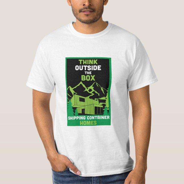 Camiseta Moradia em Contêiner de Carga (Frente)