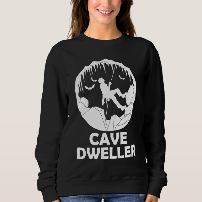 Camiseta Morador De Cavernas - Espeleologia Engraçada De Es (Frente)