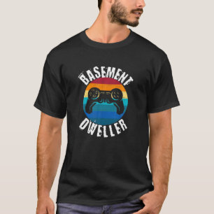 Camiseta Morador de porão Presentes Engraçados Jogos