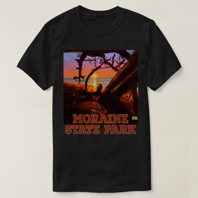 Camiseta Moraine State Park Pensilvânia (Frente do Design)