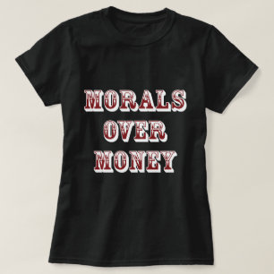 Camiseta Morais Sobre Dinheiro Escuro